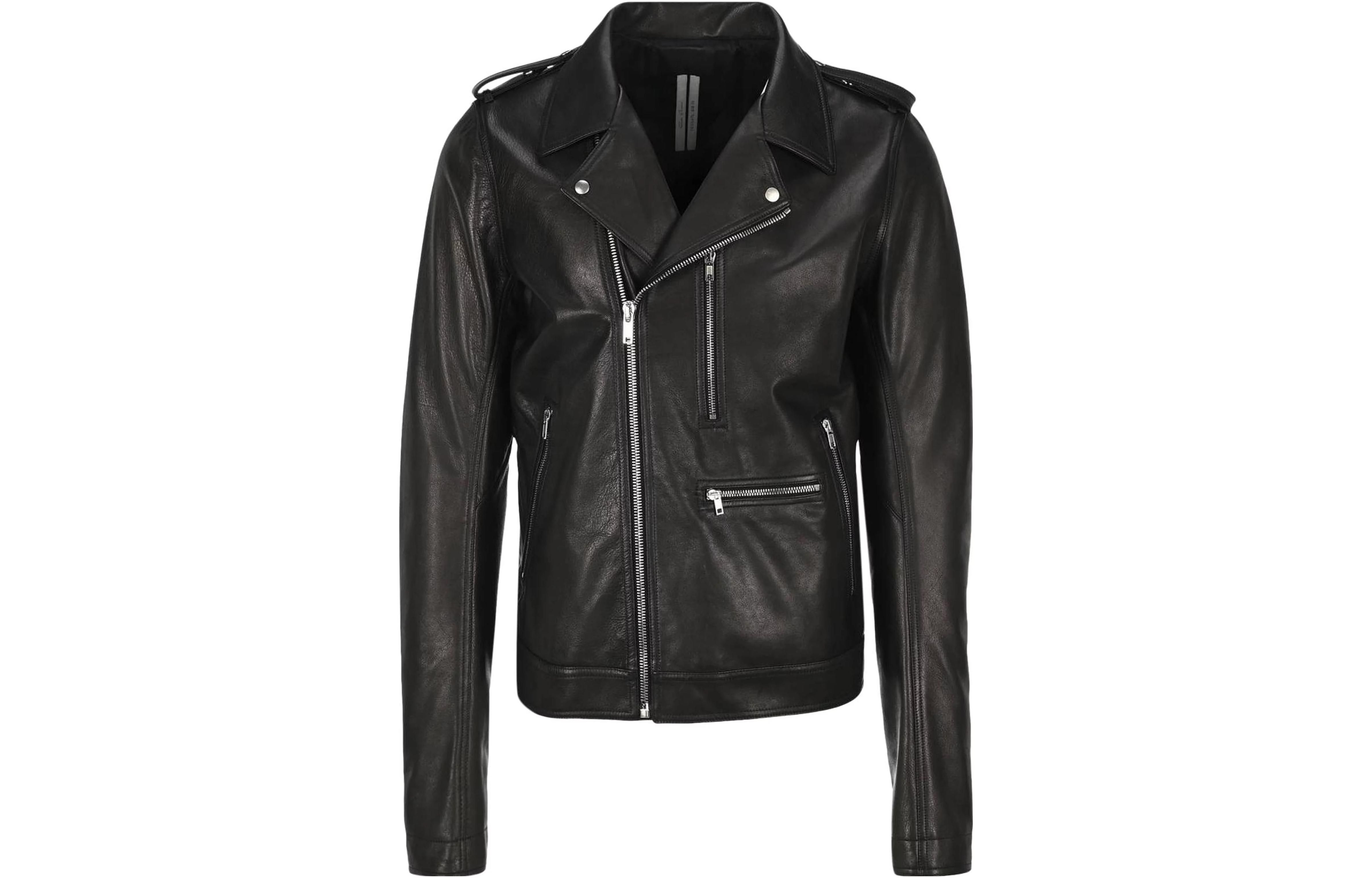 Rick Owens Solid Color Zip Jacket Black RU20S7764LCW 09