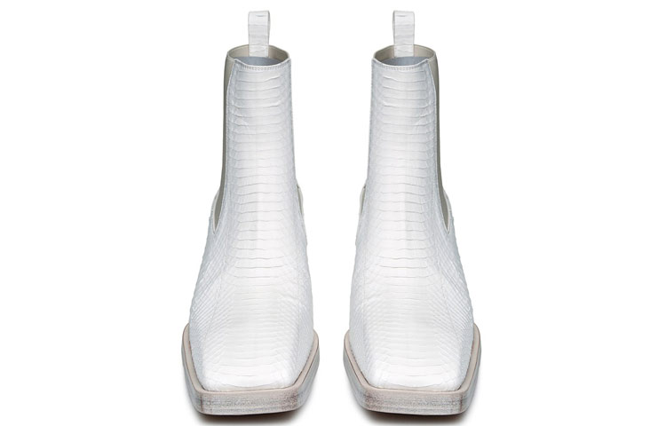 Rick Owens SS20 Chelsea Boots 'Chalk Snake' 圖 3
