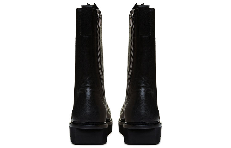 Shop Rick Owens SS20 Tecuatl Martin Boots 'Pure Black' RU20S7861LSL-099