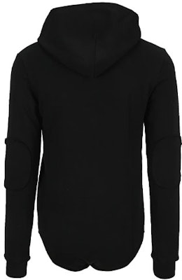 Rick Owens SS21 Black Logo Lettering Jumpsuit Hoodie. CM21S0007216756-09 Lookbook Rick Owens SS21 Black Logo Lettering Jumpsuit Hoodie. CM21S0007216756-09