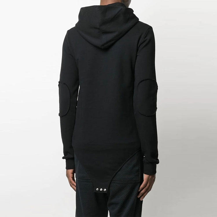 Purchase Rick Owens SS21 Black Logo Lettering Jumpsuit Hoodie. CM21S0007216756-09