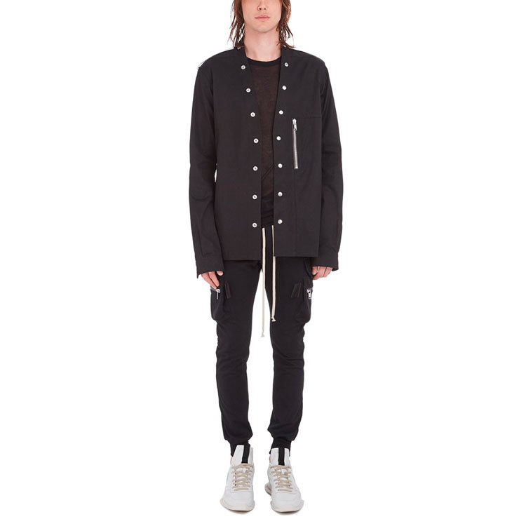 Lookbook Rick Owens SS21 Seluar Cargo Multi-Poket Hitam RU21S6396NBS-09