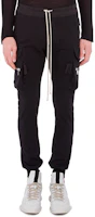 Shop Rick Owens SS21 多口袋工裝褲 黑色 RU21S6396NBS-09