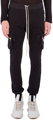 Rick Owens SS21 Seluar Cargo Multi-Poket Hitam RU21S6396NBS-09 Shop Rick Owens SS21 Seluar Cargo Multi-Poket Hitam RU21S6396NBS-09