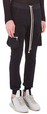 Rick Owens SS21 Seluar Cargo Multi-Poket Hitam RU21S6396NBS-09 Details for Rick Owens SS21 Seluar Cargo Multi-Poket Hitam RU21S6396NBS-09