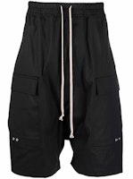 Rick Owens SS22 Black Drawstring Casual Shorts. RU01B1389TE-09 Rick Owens SS22 Black Drawstring Casual Shorts. RU01B1389TE-09