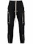 Order Rick Owens SS22 黑色抽繩拉鍊休閒長褲 RU01B1377TE-09