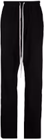 Rick Owens SS22 Berlin Black Straight-Leg Knit Drawstring Pants DU01B7392RN-09 Rick Owens SS22 Berlin Black Straight-Leg Knit Drawstring Pants DU01B7392RN-09