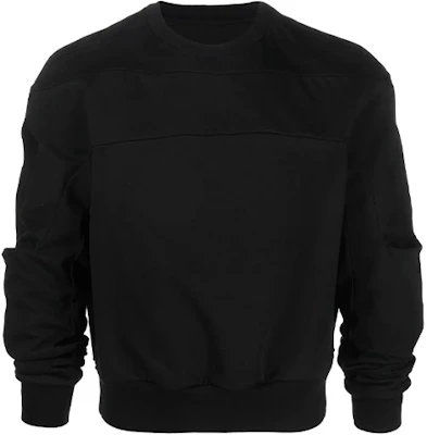 Rick Owens SS22 Black Crewneck Pullover Long Sleeve Sweatshirt RU01B1279BA-09 Buy Rick Owens SS22 Black Crewneck Pullover Long Sleeve Sweatshirt RU01B1279BA-09