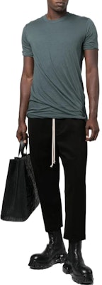 RICK OWENS SS22 黑色彈性腰部男士休閒長褲 秋季款式 RU02B2395CF-09 Lookbook RICK OWENS SS22 黑色彈性腰部男士休閒長褲 秋季款式 RU02B2395CF-09