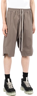 リックオウエンス SS22 エラスティックウエスト ドローストリングショーツ ブラウン RU01B1383TE-34 Shop リックオウエンス SS22 エラスティックウエスト ドローストリングショーツ ブラウン RU01B1383TE-34