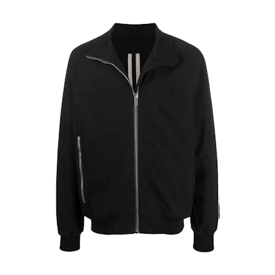 Rick Owens SS22 High-Neck Sweatshirt Black RU02A5271BA-09