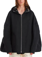 Rick Owens SS22 Oversized Solid Color Hooded Jacket Black RR01B1719FCJ-P1 Rick Owens SS22 Oversized Solid Color Hooded Jacket Black RR01B1719FCJ-P1