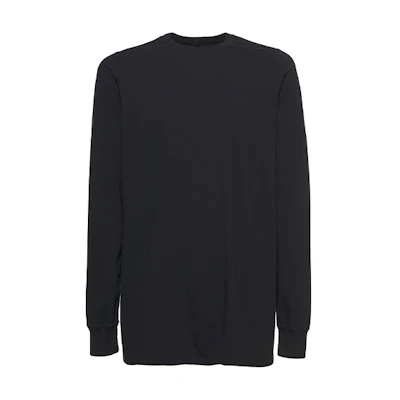 Rick Owens SS22 Plain Crewneck Pullover Sweatshirt Men’s Black RU01B1266JA-09