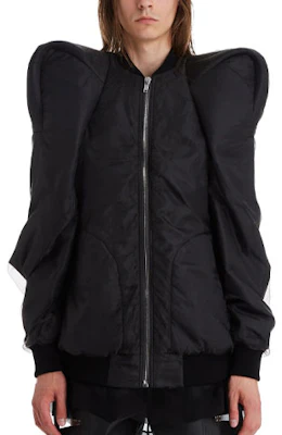Rick Owens SS22 Jaket Baseball Zip-Up Hitam Pejal RR01B1711NDNF-09 Buy Rick Owens SS22 Jaket Baseball Zip-Up Hitam Pejal RR01B1711NDNF-09