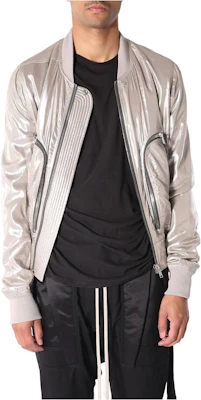 Rick Owens SS22 Solid Color Zip Bomber Jacket Champagne RU01B1791MH-98 Buy Rick Owens SS22 Solid Color Zip Bomber Jacket Champagne RU01B1791MH-98