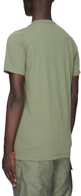 RICK OWENS SS23 Army Green Solid Knit Short Sleeve Pullover T-Shirt. RU01C4264JA-55 Shop RICK OWENS SS23 Army Green Solid Knit Short Sleeve Pullover T-Shirt. RU01C4264JA-55
