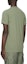 Shop RICK OWENS SS23 Army Green Solid Knit Short Sleeve Pullover T-Shirt. RU01C4264JA-55