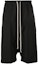 Order RICK OWENS SS23 黑色抽繩寬鬆低襠短褲 RU01C4384TF-09