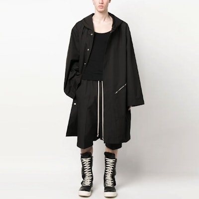 RICK OWENS SS23 黑色抽繩寬鬆低襠短褲 RU01C4384TF-09 Lookbook RICK OWENS SS23 黑色抽繩寬鬆低襠短褲 RU01C4384TF-09