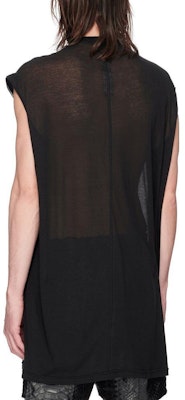 릭 오웬스 SS23 블랙 민소매 크루넥 티셔츠 RU01C4168UCND-09 Shop 릭 오웬스 SS23 블랙 민소매 크루넥 티셔츠 RU01C4168UCND-09