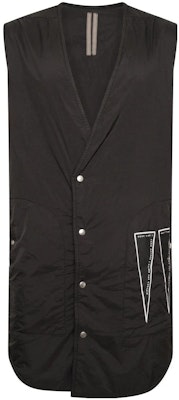 릭 오웬스 SS23 블랙 솔리드 라이트웨이트 캐주얼 베스트. DU02B4975NDEH109 Order 릭 오웬스 SS23 블랙 솔리드 라이트웨이트 캐주얼 베스트. DU02B4975NDEH109