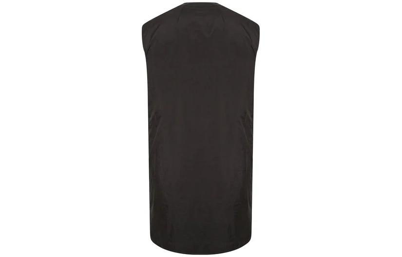 Lookbook 릭 오웬스 SS23 블랙 솔리드 라이트웨이트 캐주얼 베스트. DU02B4975NDEH109