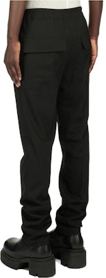 RICK OWENS SS23 Seluar Santai Hitam Potongan Lurus. RU02C7390ZL-09 Lookbook RICK OWENS SS23 Seluar Santai Hitam Potongan Lurus. RU02C7390ZL-09