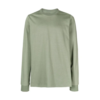 RICK OWENS SS23 Green Solid Color Crewneck Pullover Sweatshirt RU01C4277BA-55