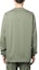 Shop RICK OWENS SS23 Green Solid Color Crewneck Pullover Sweatshirt RU01C4277BA-55