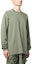 Purchase RICK OWENS SS23 Green Solid Color Crewneck Pullover Sweatshirt RU01C4277BA-55
