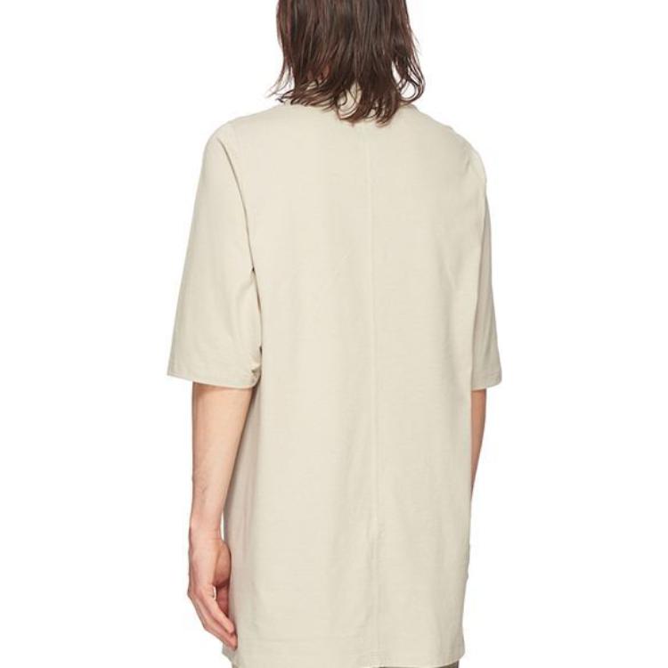 Purchase 릭 오웬스 SS23 패치 크루넥 티셔츠 펄 화이트. RU01C4270JARG08