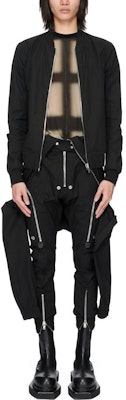 RICK OWENS SS23 Bomber Jacket Hitam Reversible Musim Bunga Panas. RU01C4790TEJP2-0909P2 Lookbook RICK OWENS SS23 Bomber Jacket Hitam Reversible Musim Bunga Panas. RU01C4790TEJP2-0909P2