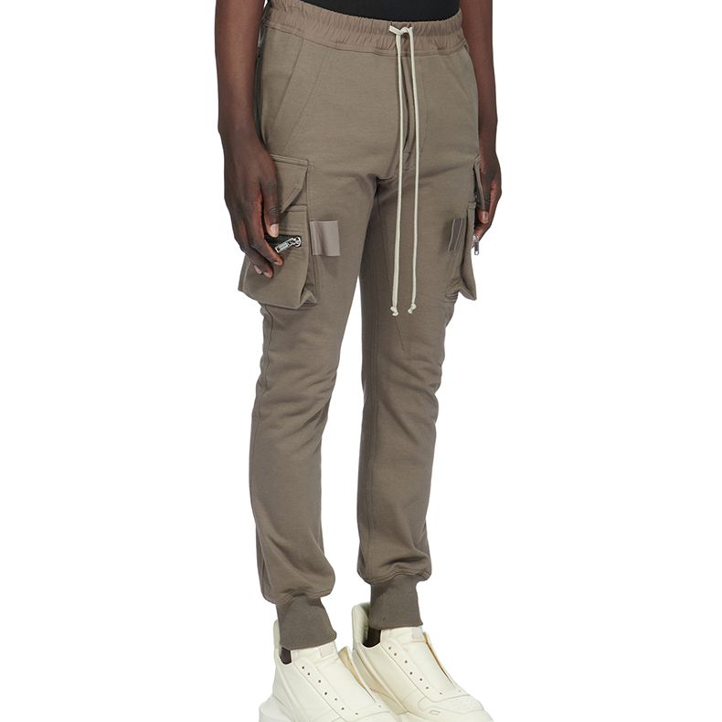 Purchase RICK OWENS SS23 Seluar Jogger Cargo Drawstring Kelabu Debu. RU01C4396BA-34