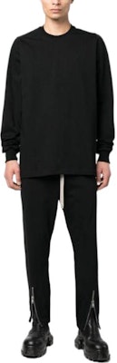 RICK OWENS SS23 經典抽繩拉鍊運動長褲 黑色 RU01C4370BA-09 Lookbook RICK OWENS SS23 經典抽繩拉鍊運動長褲 黑色 RU01C4370BA-09