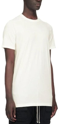 リックオウエンス SS23 無地ニット クルーネック半袖Tシャツ クリームホワイト RU01C4264JA-08 Buy リックオウエンス SS23 無地ニット クルーネック半袖Tシャツ クリームホワイト RU01C4264JA-08