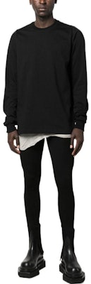Rick Owens SS23 Black Crewneck Pullover Sweatshirt RU01C4277BA-09 Lookbook Rick Owens SS23 Black Crewneck Pullover Sweatshirt RU01C4277BA-09