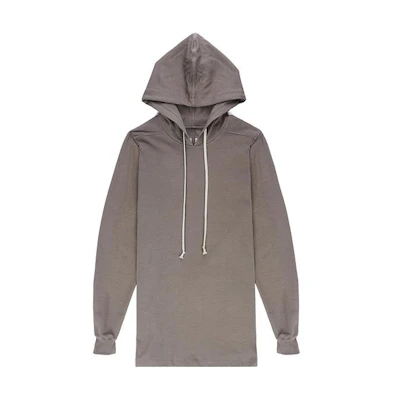 Rick Owens SS23 Monochrome Hoodie Men’s Taupe Long Sleeve RU01C4285BA-34