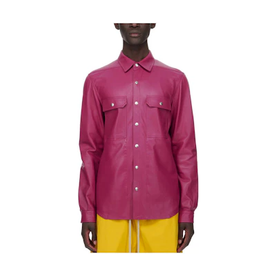 Rick Owens SS23 Pink Solid Single-Breasted Jacket RU01C4729LLP-23