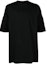 Buy RICK OWENS SS23 Plain Black Crewneck Short Sleeve T-Shirt Men RU01C4275BA-09