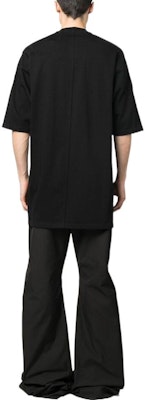 RICK OWENS SS23 Plain Black Crewneck Short Sleeve T-Shirt Men RU01C4275BA-09 Shop RICK OWENS SS23 Plain Black Crewneck Short Sleeve T-Shirt Men RU01C4275BA-09