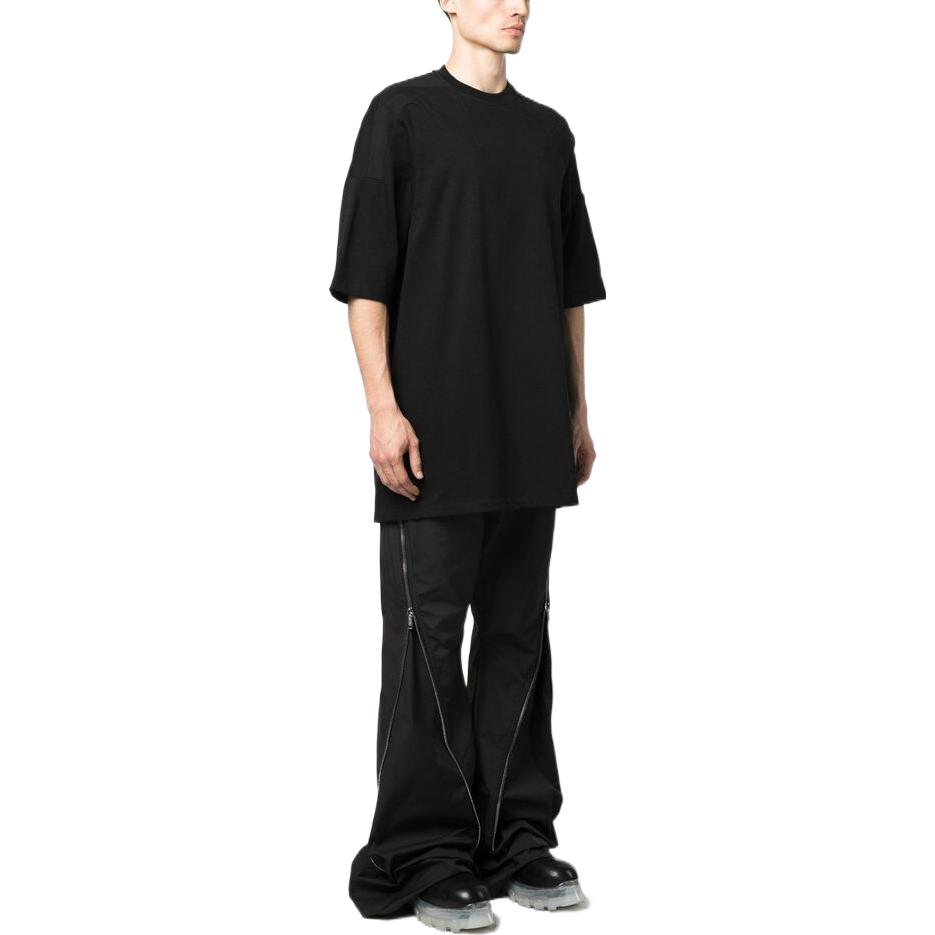Purchase RICK OWENS SS23 Plain Black Crewneck Short Sleeve T-Shirt Men RU01C4275BA-09