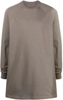 Rick Owens SS23 Plain Brown Crewneck Long Sleeve Sweatshirt Mens RU01C4280BA-34 Rick Owens SS23 Plain Brown Crewneck Long Sleeve Sweatshirt Mens RU01C4280BA-34