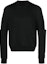 Buy RICK OWENS SS23 Plain Ribbed Hem Crewneck Pullover Sweatshirt Black . RU01C4279BA-09