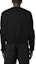 Shop RICK OWENS SS23 Plain Ribbed Hem Crewneck Pullover Sweatshirt Black . RU01C4279BA-09
