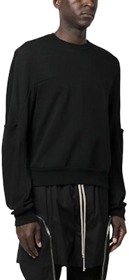 RICK OWENS SS23 Plain Ribbed Hem Crewneck Pullover Sweatshirt Black . RU01C4279BA-09 Purchase RICK OWENS SS23 Plain Ribbed Hem Crewneck Pullover Sweatshirt Black . RU01C4279BA-09