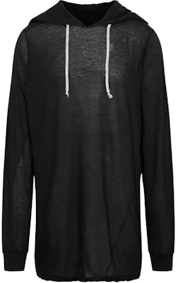 Rick Owens SS23 Sheer Drawstring Hoodie Hitam RU01C4285UC-09 Buy Rick Owens SS23 Sheer Drawstring Hoodie Hitam RU01C4285UC-09