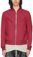 Rick Owens SS23 Solid Loose Fit Bomber Jacket Maroon RU01C4790TEJP2-23 Rick Owens SS23 Solid Loose Fit Bomber Jacket Maroon RU01C4790TEJP2-23