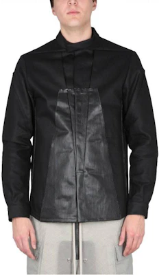 Rick Owens SS23 Jaket Lengan Panjang Hitam Patchwork Solid RR01C4706COMBO2-09 Buy Rick Owens SS23 Jaket Lengan Panjang Hitam Patchwork Solid RR01C4706COMBO2-09
