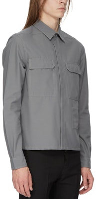 Rick Owens SS24 Jaket Pendek Longgar Kelabu Asap RL01D3234TWRP-118 Purchase Rick Owens SS24 Jaket Pendek Longgar Kelabu Asap RL01D3234TWRP-118